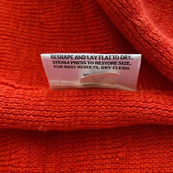 Eileen Fisher 100% Linen Bright Red Cardigan Size XS - Picture 6 of 11
